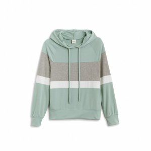 Becky ColorBlock Hooded Knit Top, EUC, S